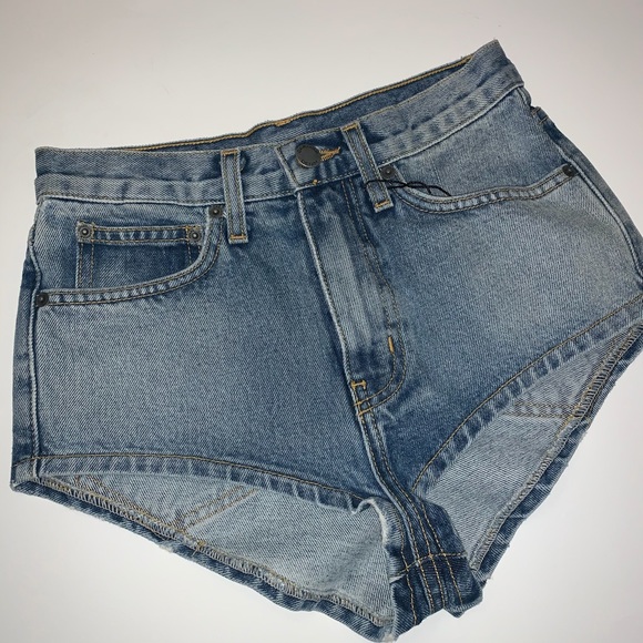 Carmar LENNOX High Rise Cheeky Denim Shorts 24 NWT - Picture 2 of 7